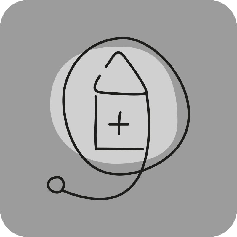 Logo der Hausärzte am Rüdesheimer Platz in Graustufen.